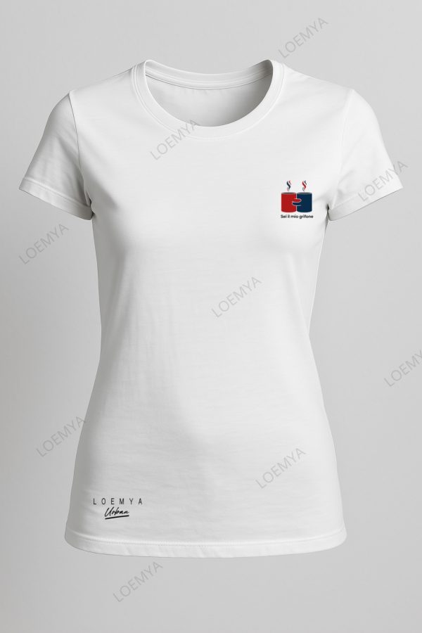 t-shirt Genova rossoblu happymug - Sei il mio grifone - immagine 7