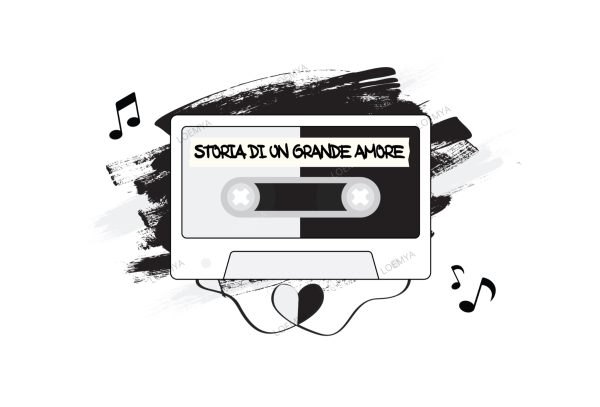 t-shirt Torino Bianconeri Tape - Storia di un grande amore - immagine 2