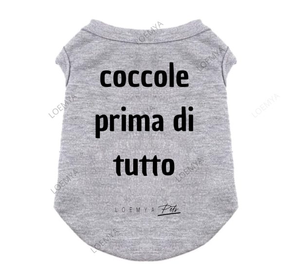 shirt pet coccole