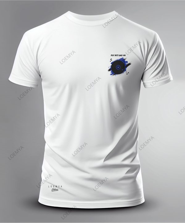 t-shirt Milano nerazzurri vinile - Per tutti quei km