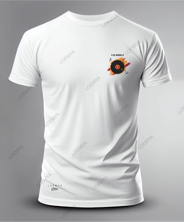 t-shirt Roma giallorossi vinile - Ti ho dipinta io