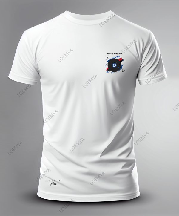 t-shirt Genova blucerchiati vinile - Balorda nostalgia