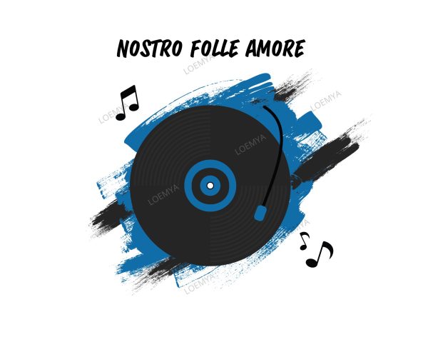 t-shirt Bergamo Vinile - Nostro folle amore - immagine 2
