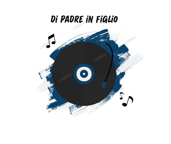 t-shirt Como Vinile - Di padre in figlio - immagine 2
