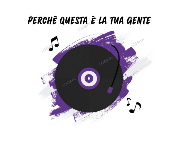 t-shirt Firenze Vinile - Perché questa è la tua gente - immagine 2