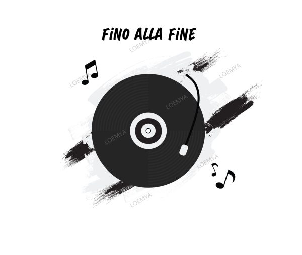 t-shirt Torino Bianconeri Vinile - Fino alla fine - immagine 2