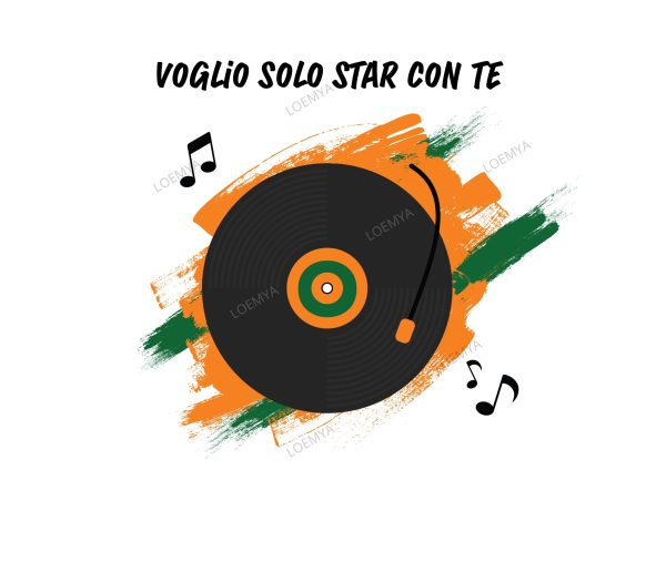 t-shirt Venezia vinile - Voglio solo stare con te - immagine 4
