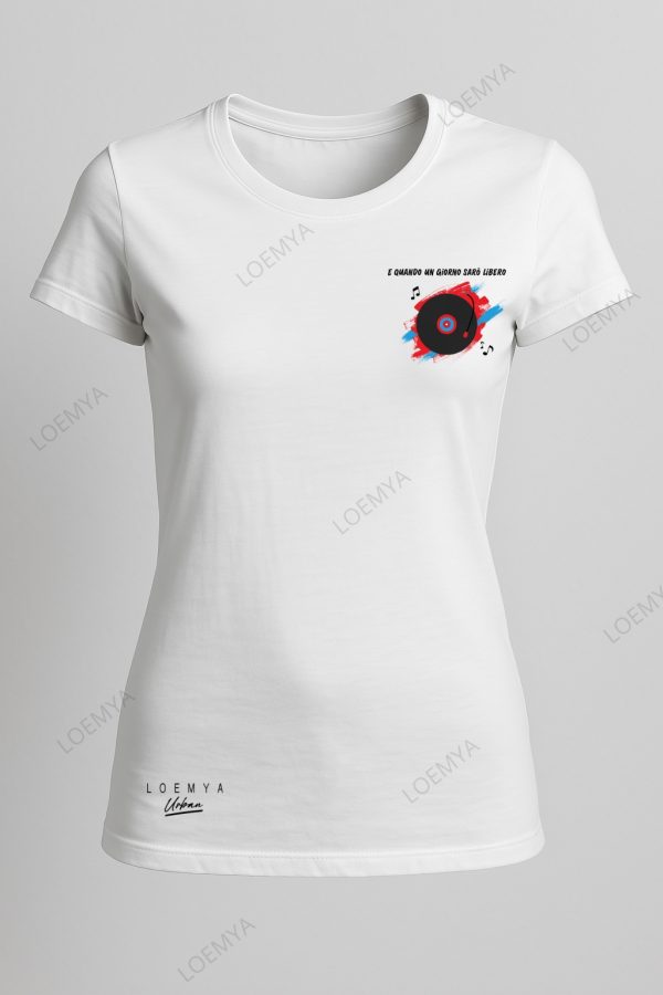 t-shirt Catania vinile - E quando un giorno sarò libero - immagine 3