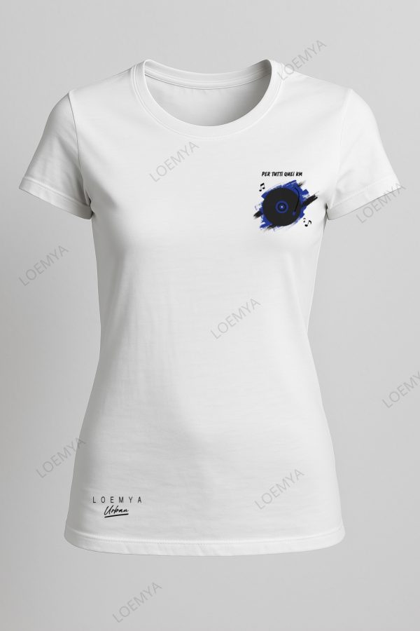 t-shirt Milano nerazzurri vinile - Per tutti quei km - immagine 3