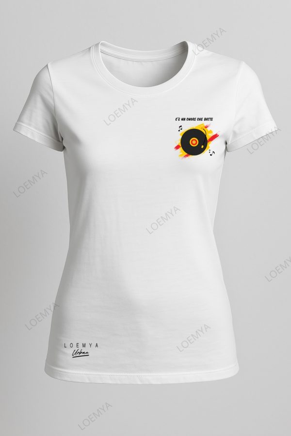 t-shirt Lecce Vinile - Cuore che batte - immagine 3