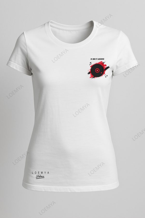 t-shirt Milano rossoneri Tape - Sempre con te - immagine 3