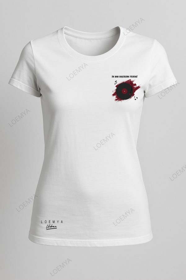 t-shirt Torino granata vinile - Tu non chiedermi perché - immagine 3