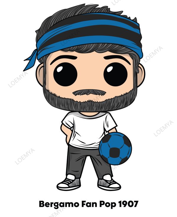 t-shirt Bergamo Fan Pop - immagine 3