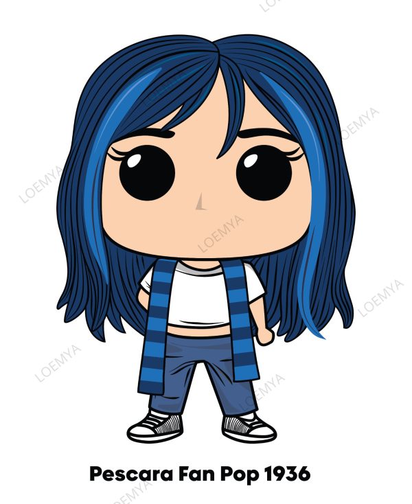 t-shirt Pescara Fan Pop - immagine 4