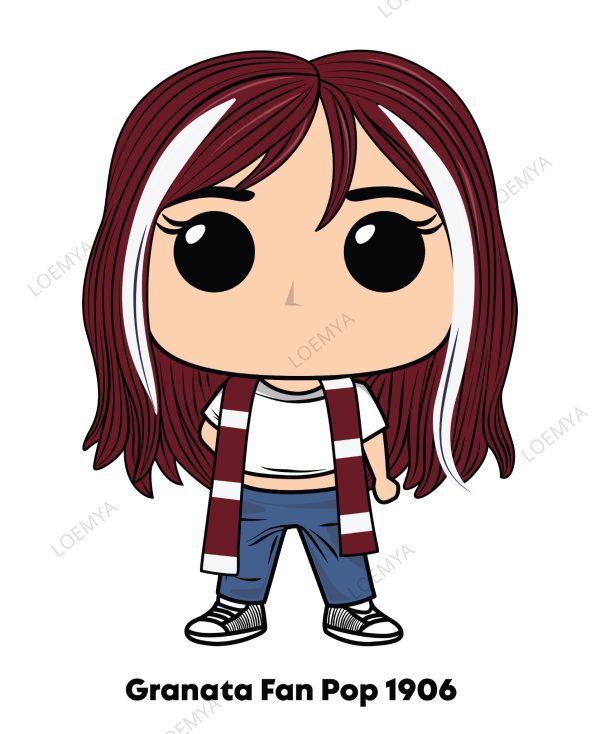 t-shirt Torino granata Fan Pop - immagine 4