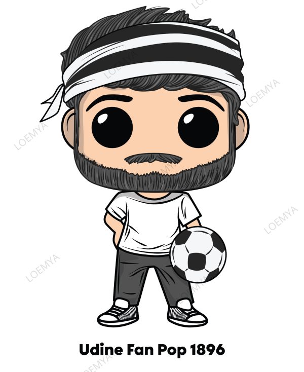t-shirt Udine Fan Pop - immagine 4
