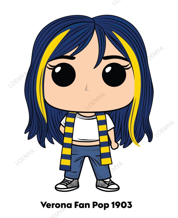 t-shirt Verona Fan Pop - immagine 4