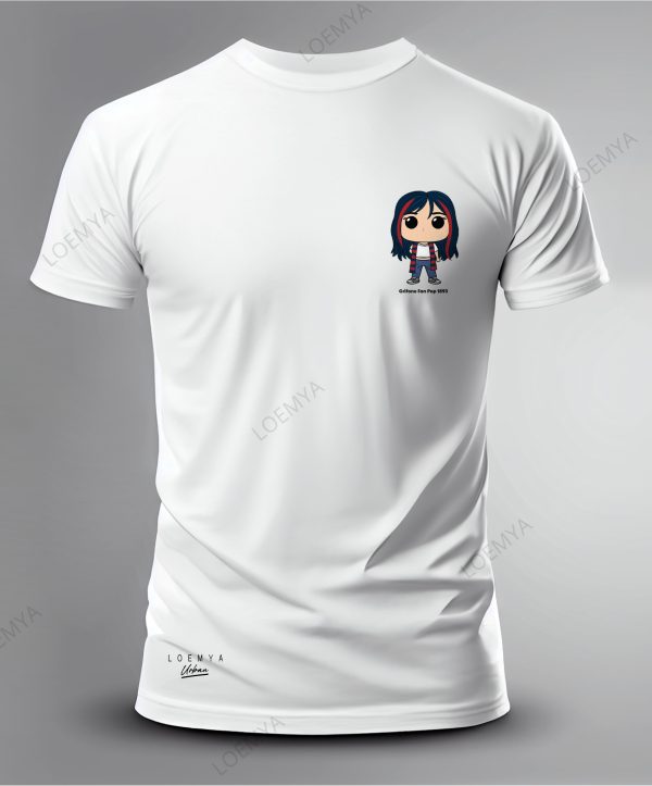 t-shirt Genova rossoblu Fan Pop - immagine 2