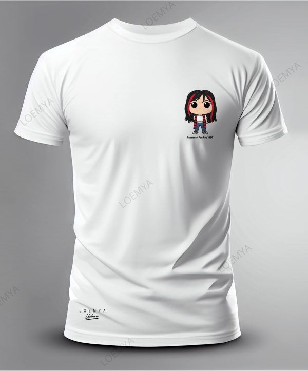 t-shirt Milano rossoneri Fan Pop - immagine 2