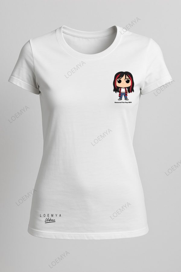 t-shirt Milano rossoneri Fan Pop - immagine 5