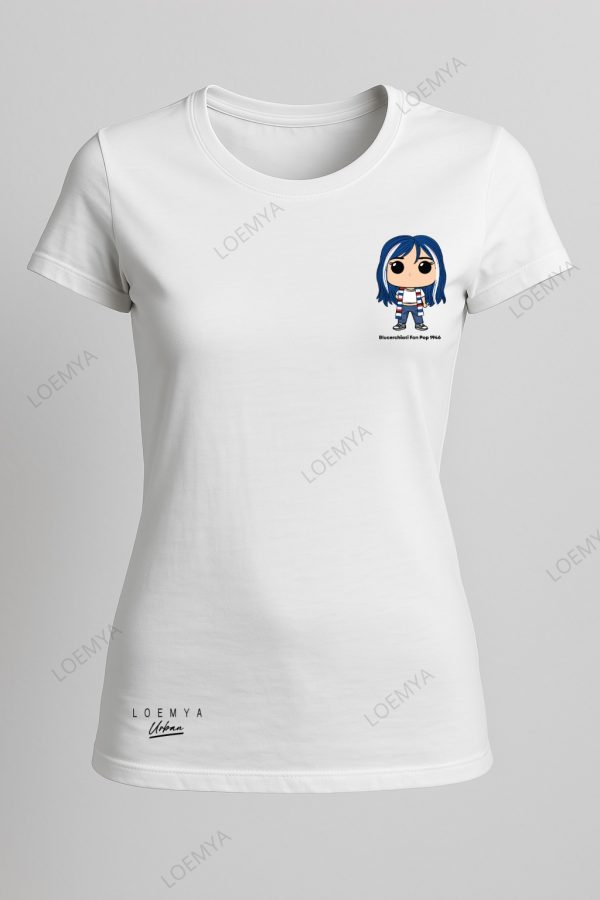 t-shirt Genova blucerchiati Fan Pop - immagine 5