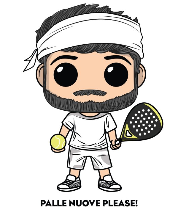 t-shirt Padel nuove palle - immagine 2