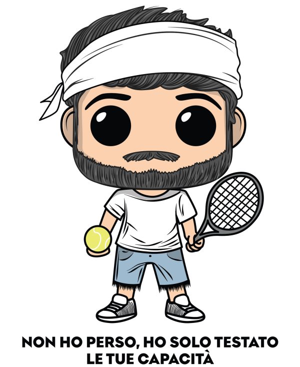 t-shirt Tennis Testato capacità - immagine 4