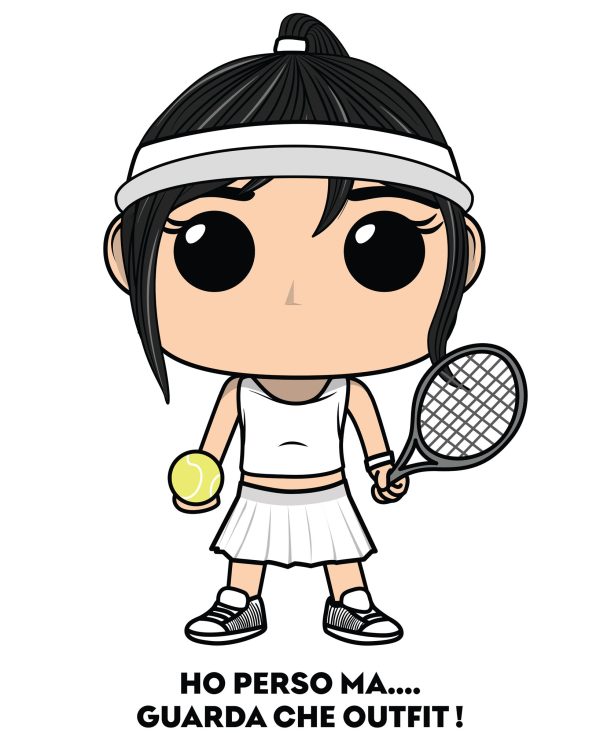 t-shirt Tennis Guarda il mio outfit