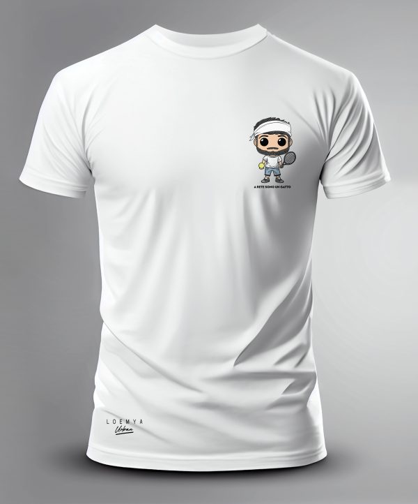 t-shirt Tennis Gatto - immagine 3