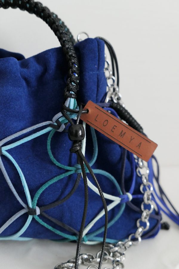 Netbag pelle Blu Royal - immagine 2